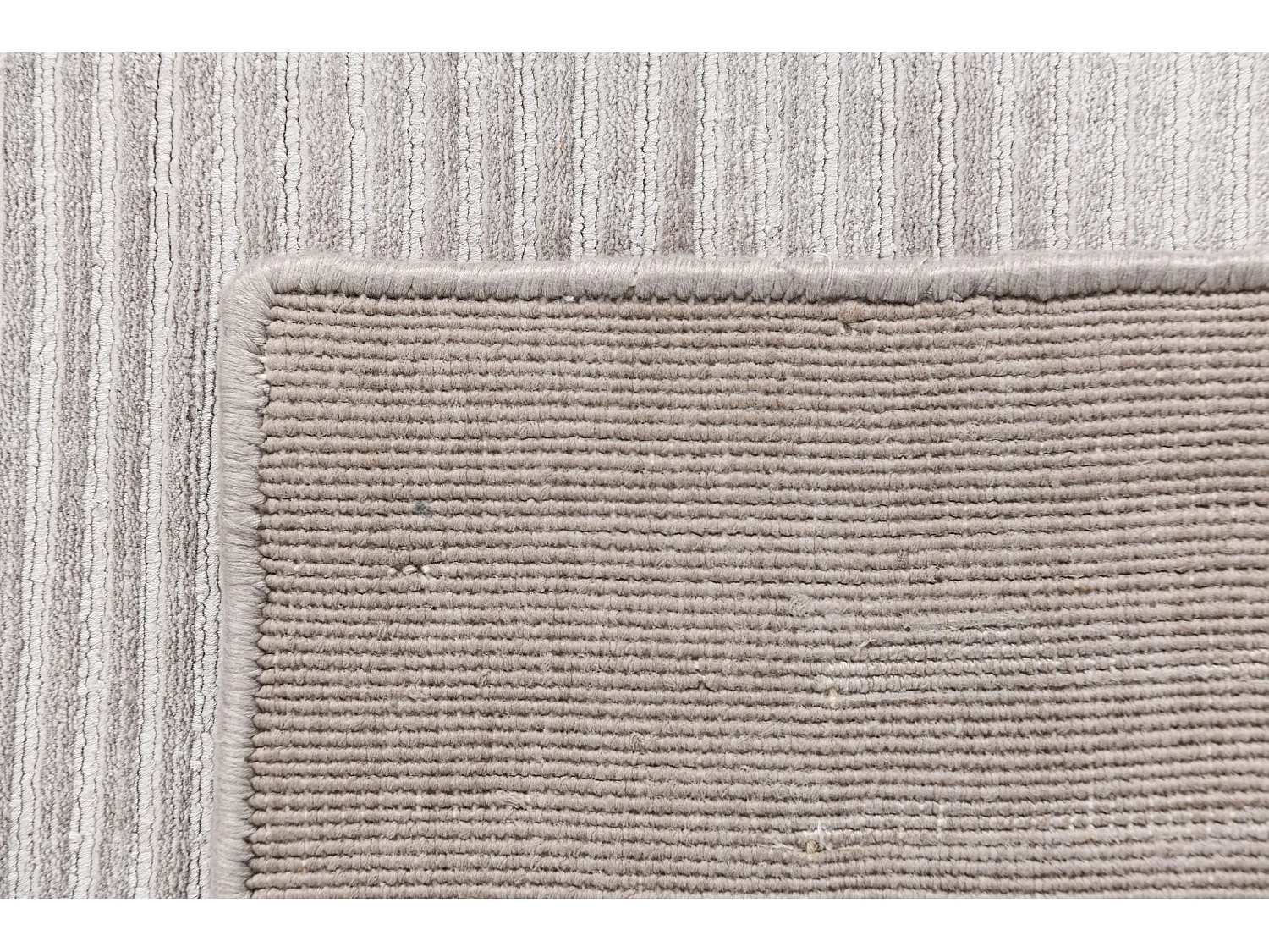 Tapis de couloir en laine 81x201 gris Darya