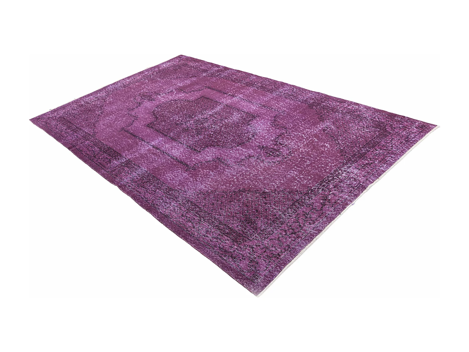 Wollteppich 155x249 Lila Ultra Vintage