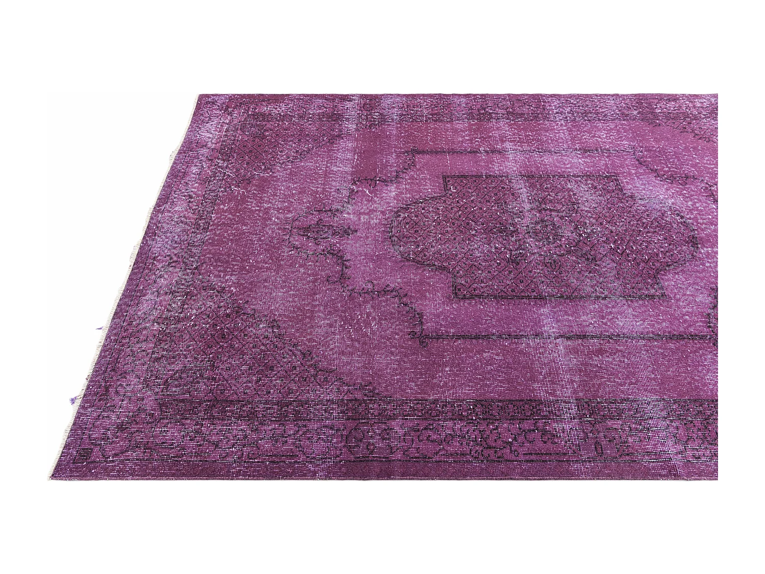 Wollteppich 155x249 Lila Ultra Vintage