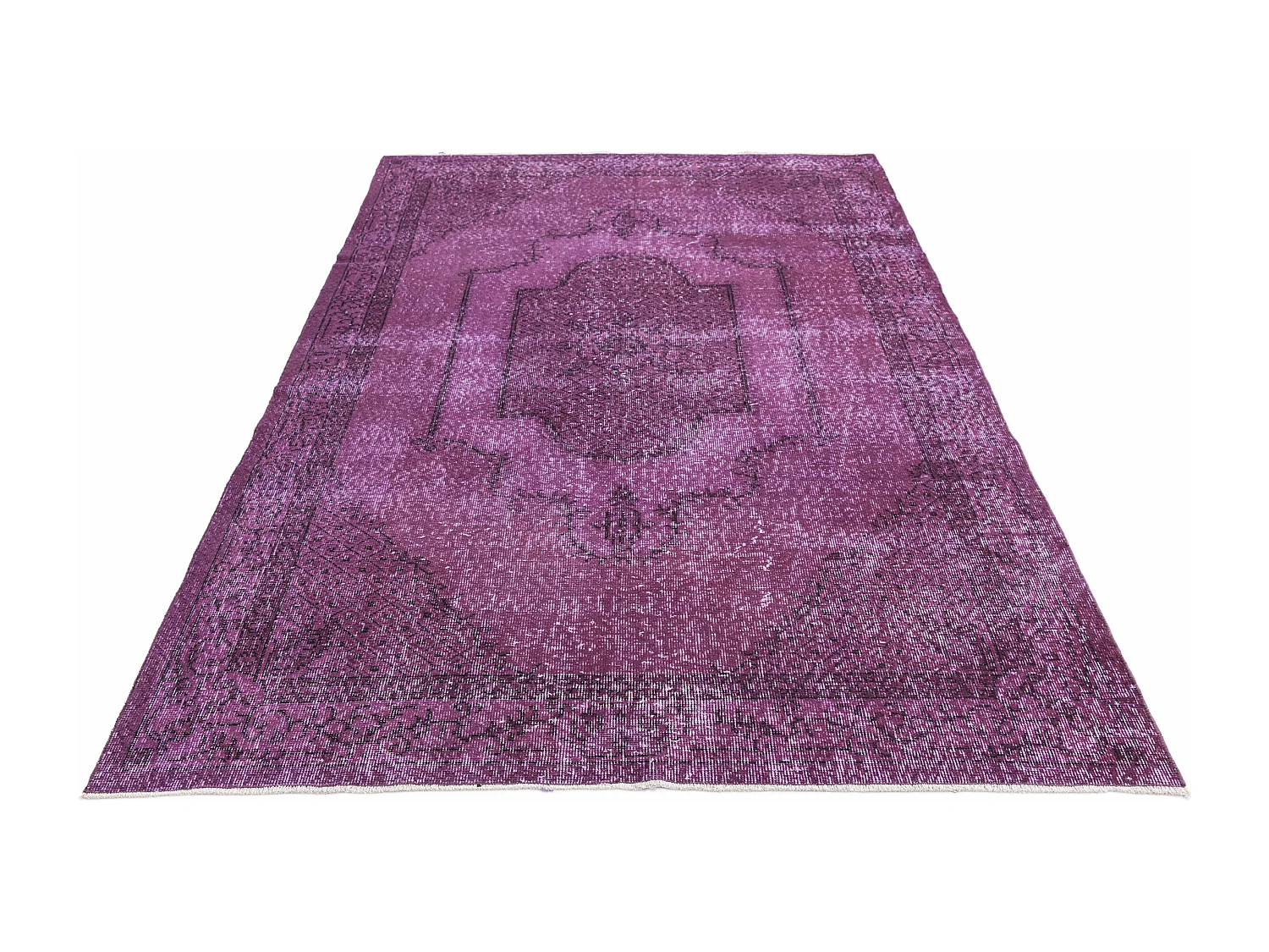 Tapis de laine 155x249 Violet Ultra Vintage