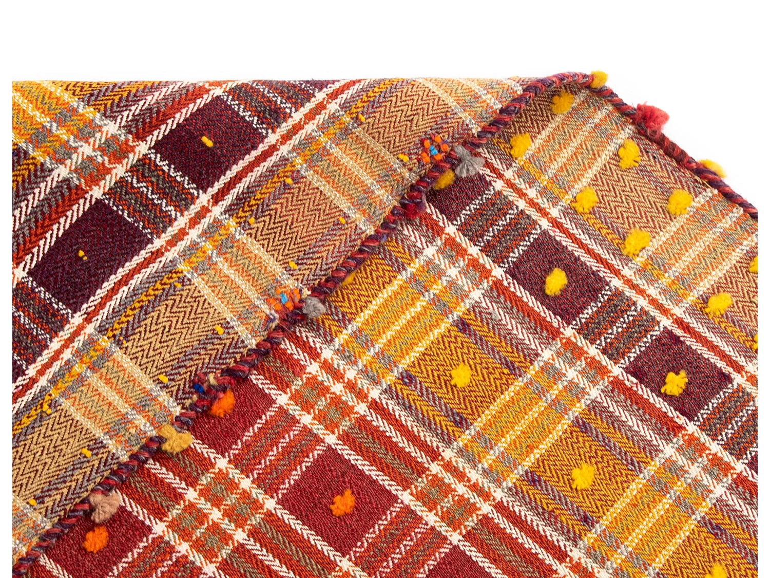 Wollteppich 161x208 Beige Jajim