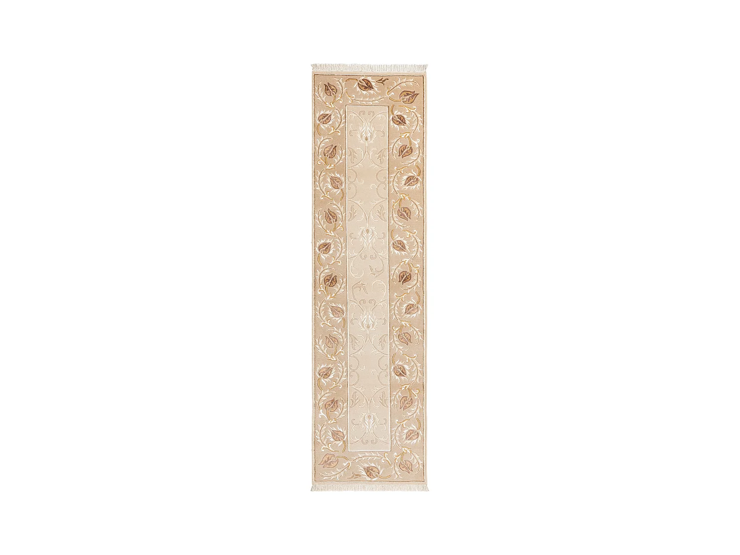Tapis de couloir en laine 79x295 brun Darya