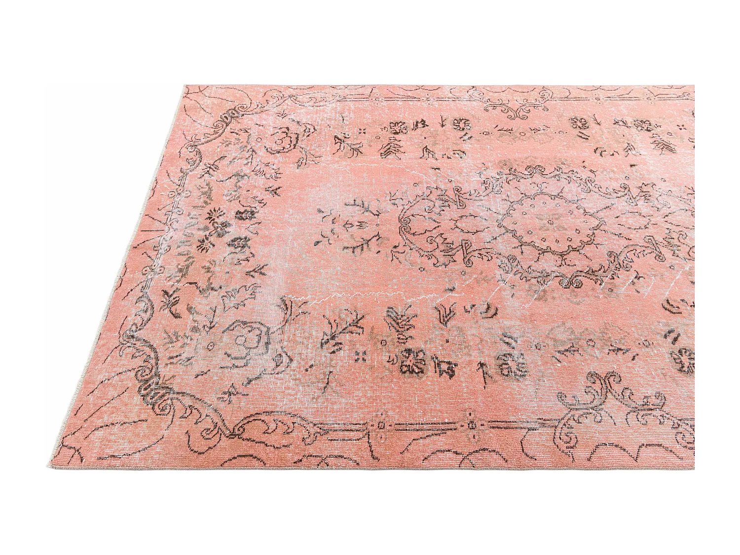 Tapis de laine 165x277 rose Ultra Vintage