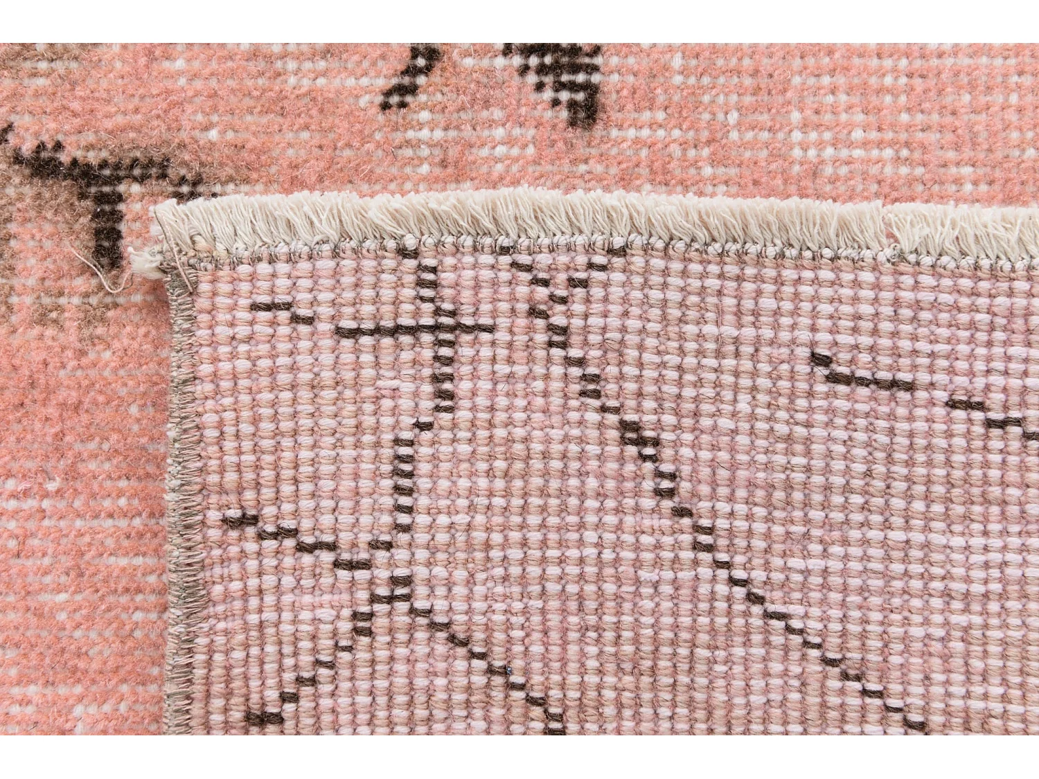 Tapis de laine 165x277 rose Ultra Vintage