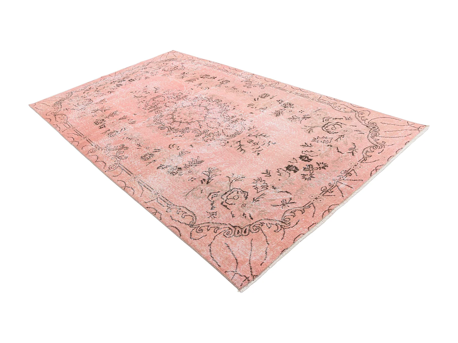 Tapis de laine 165x277 rose Ultra Vintage