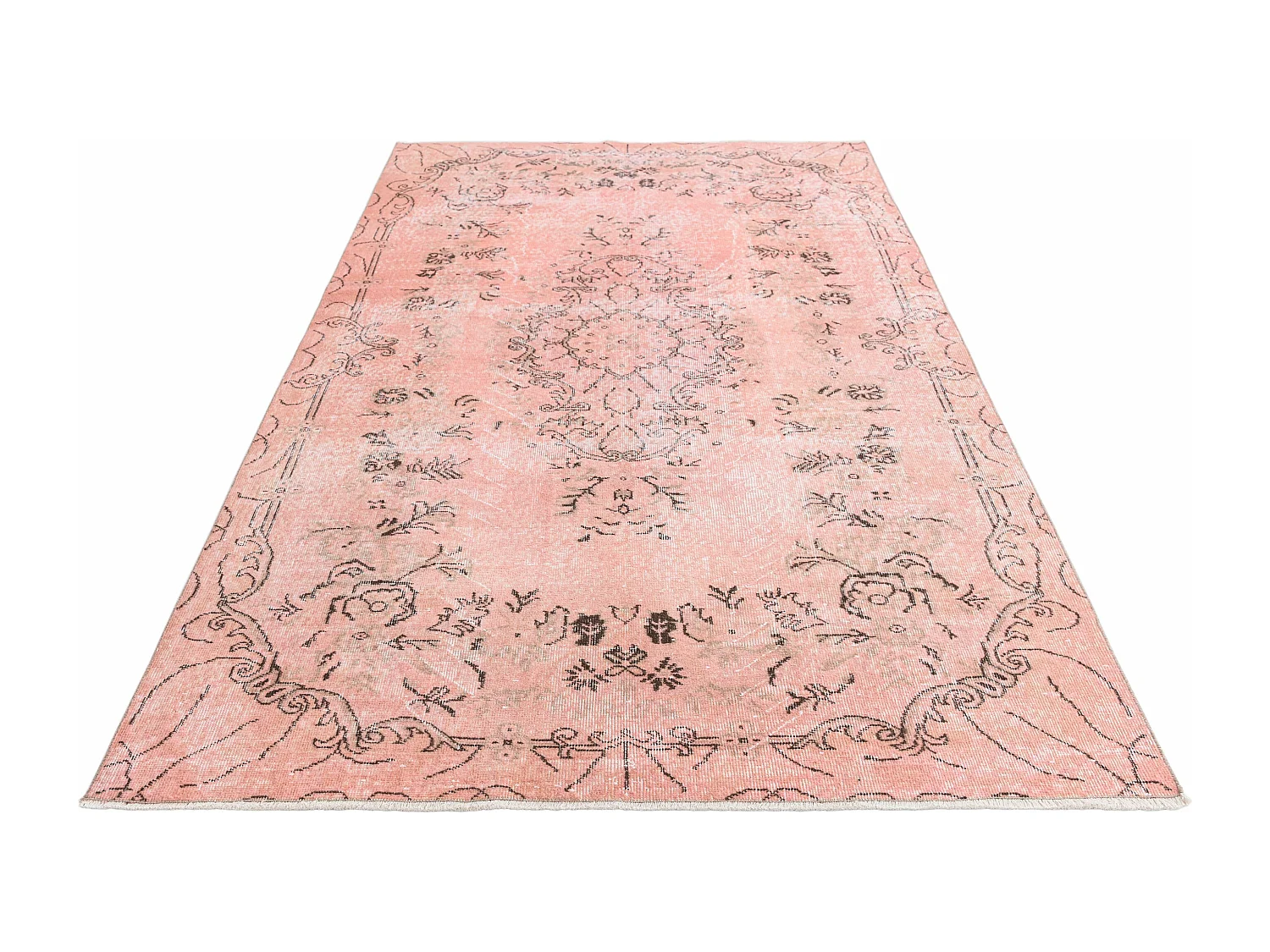 Tapis de laine 165x277 rose Ultra Vintage