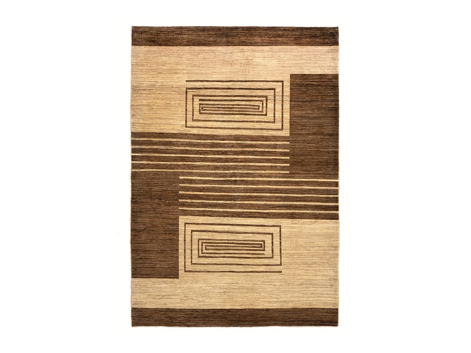 Tappeto in lana 171x249 marrone Juma