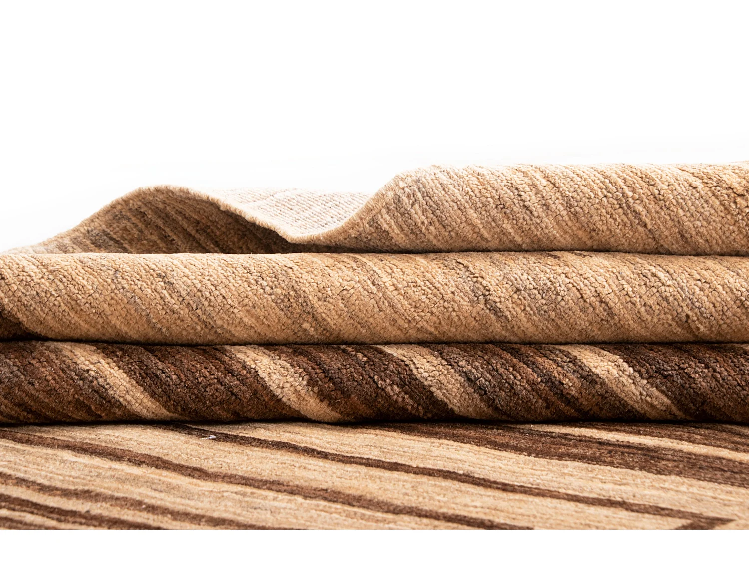 Tapis de laine 171x249 brun Juma