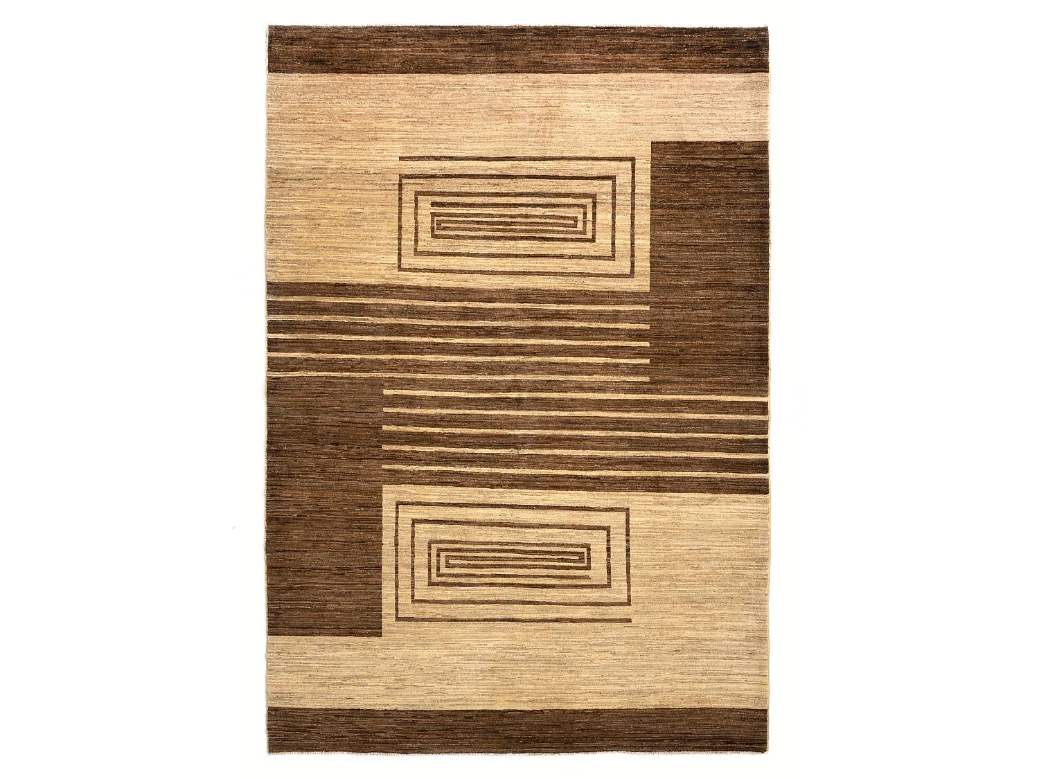 Tapis de laine 171x249 brun Juma