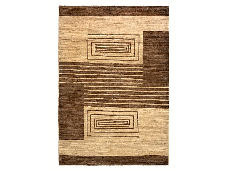 Tapis de laine 171x249 brun Juma