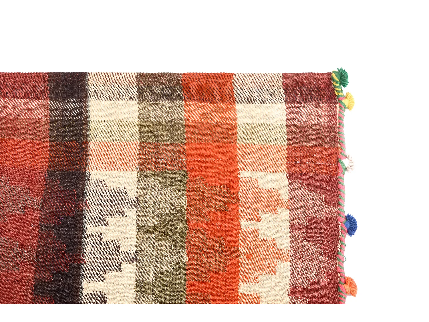 Wollteppich 143x188 Rot Jajim