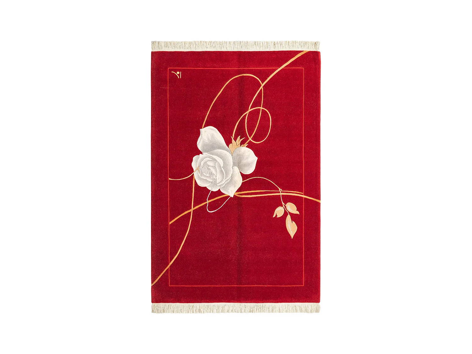 Tapis de laine 119x180 rouge Darya