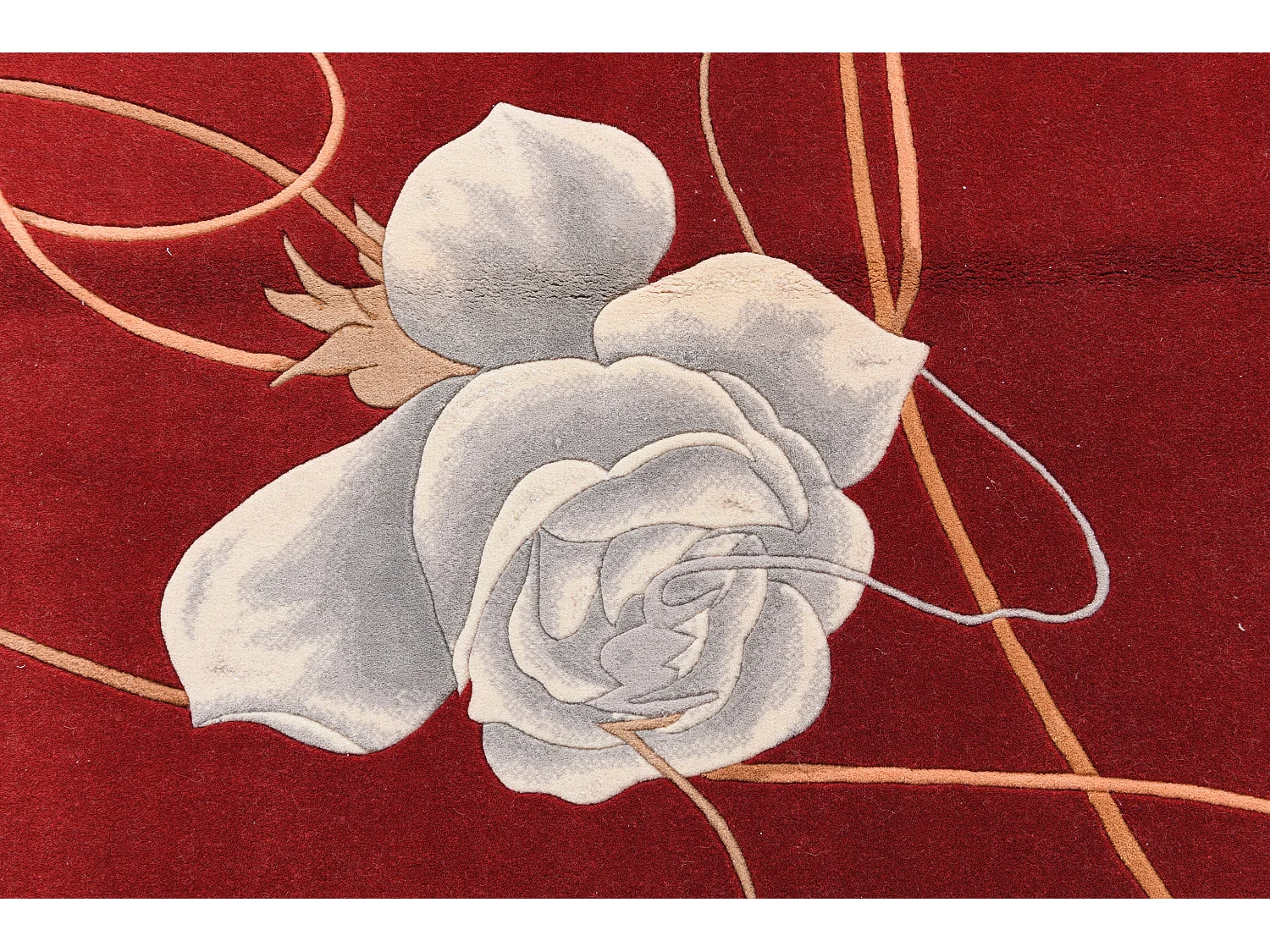 Tapis de laine 119x180 rouge Darya