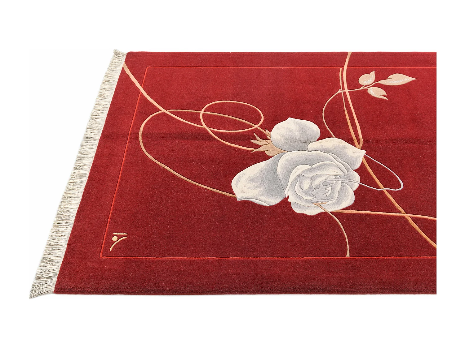 Tapis de laine 119x180 rouge Darya