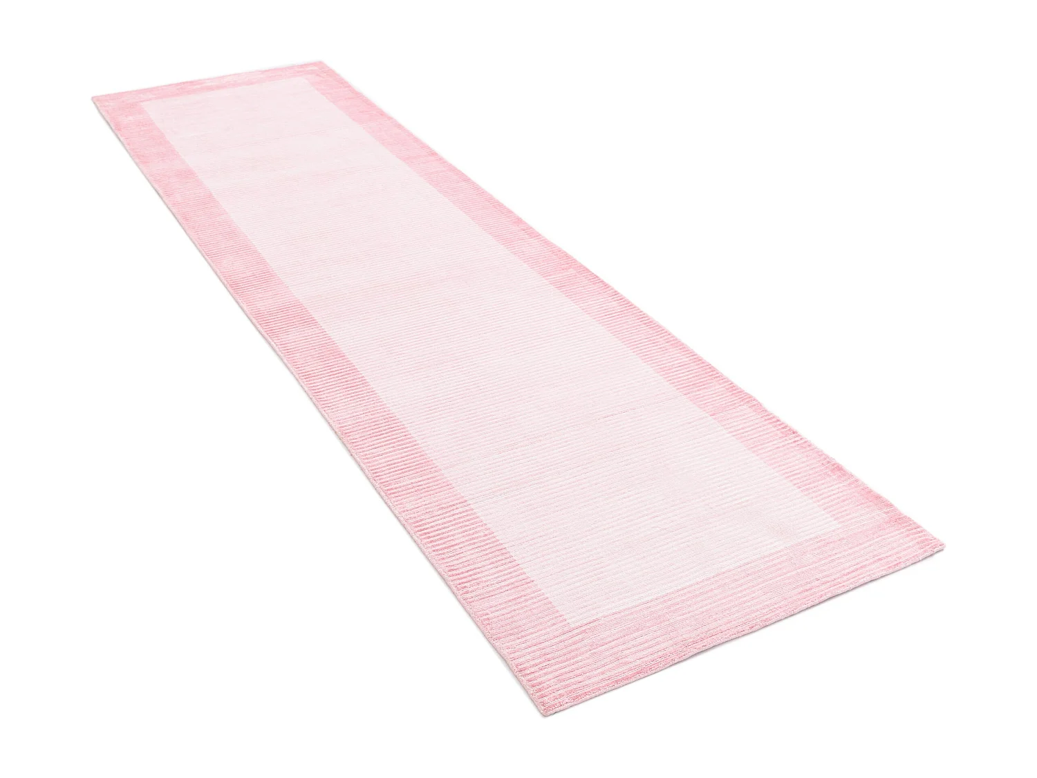 Tapis de couloir en laine 81x292 rose Darya