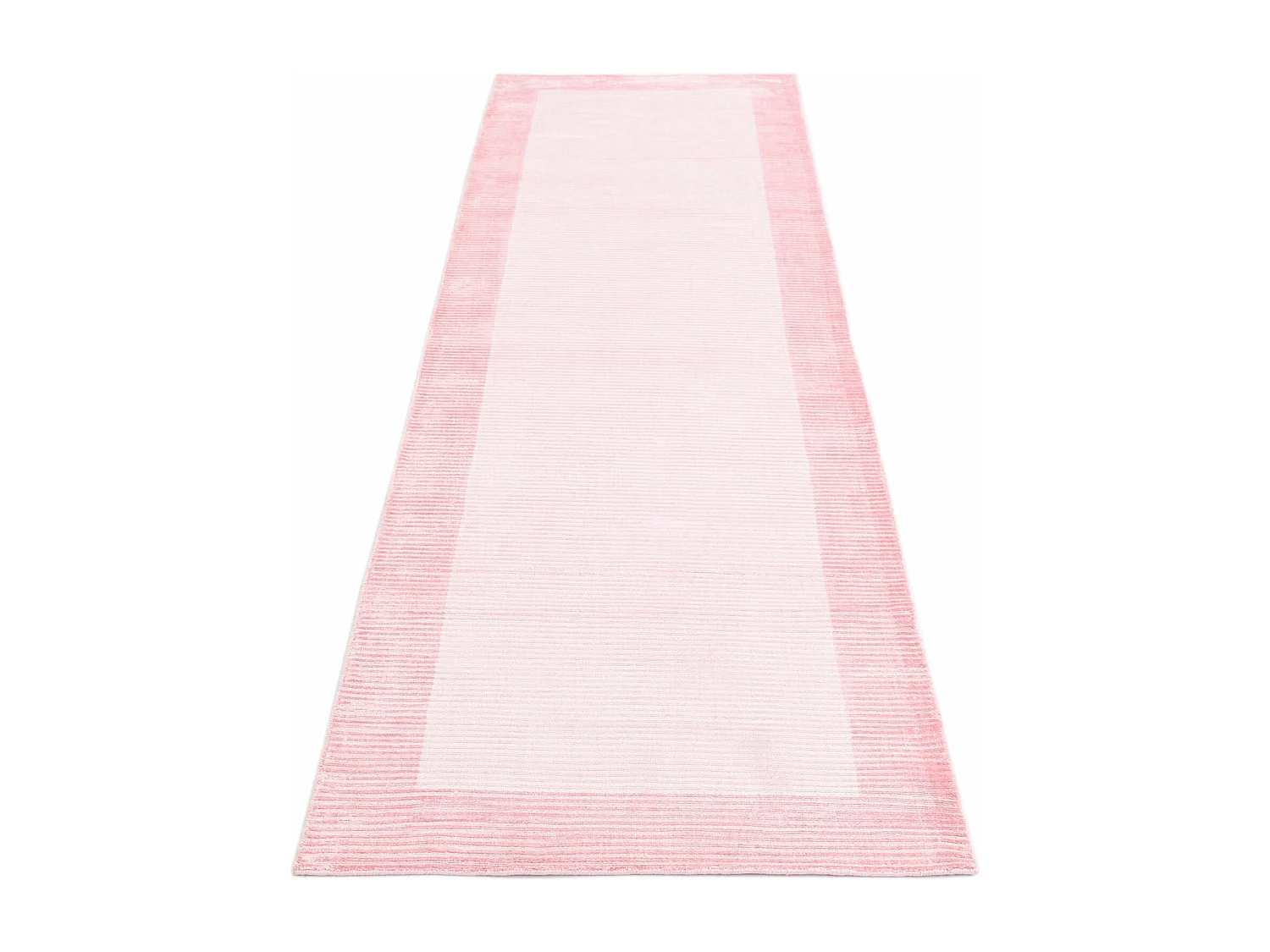Tapis de couloir en laine 81x292 rose Darya