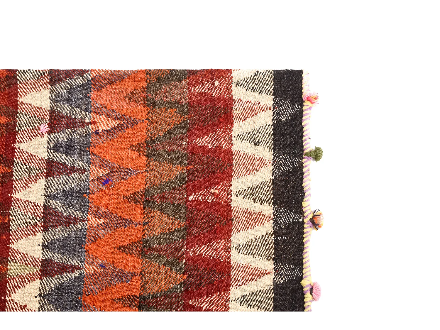 Tappeto in lana 143x183 arancia Jajim