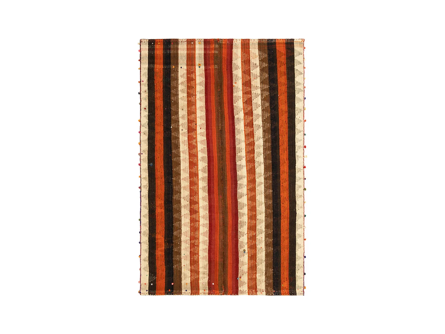 Wollteppich 137x214 Rot Jajim