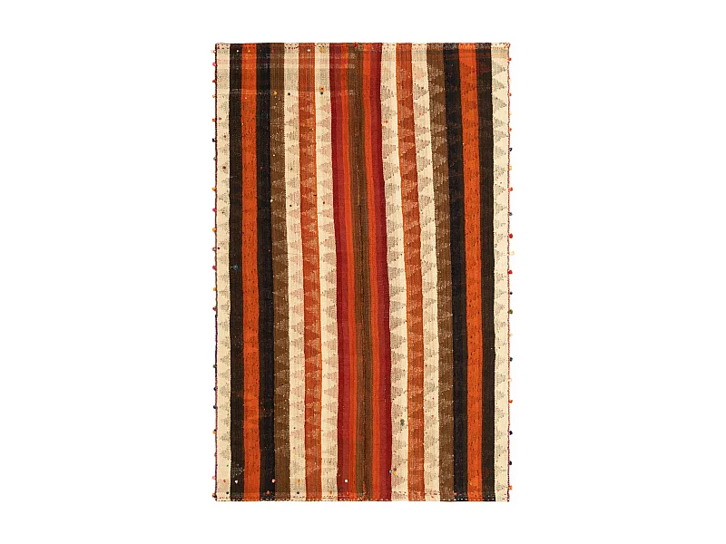 Tapis de laine 137x214 rouge Jajim