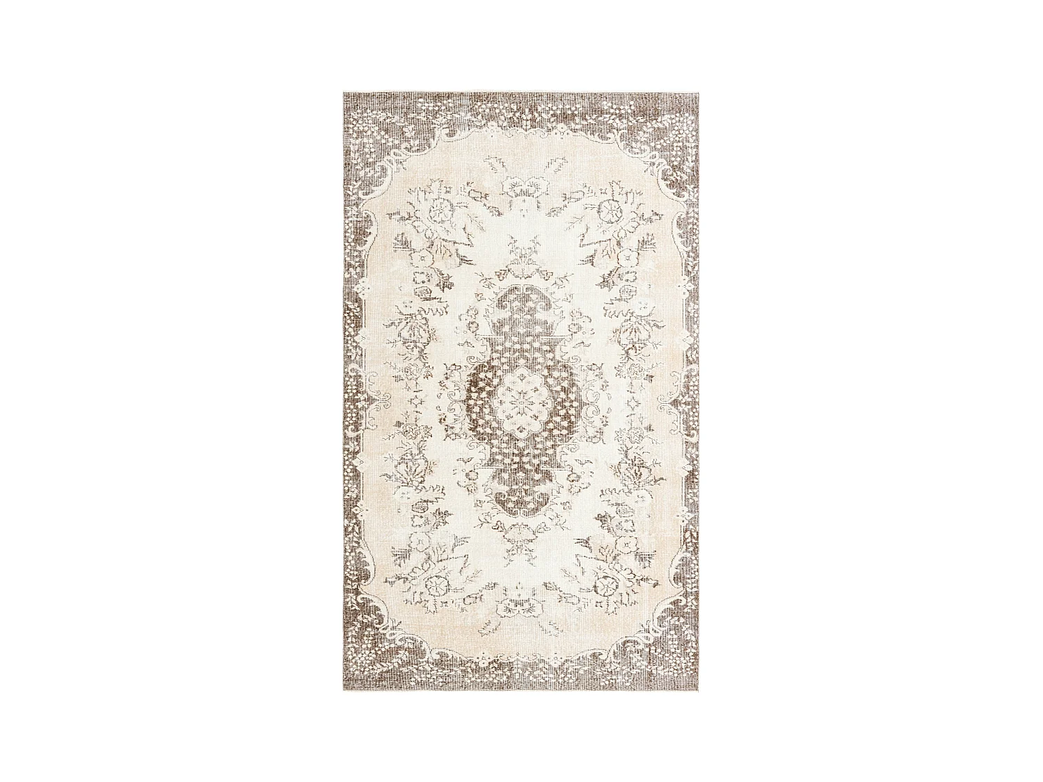 Tapis de laine 160x272 beige Ultra Vintage