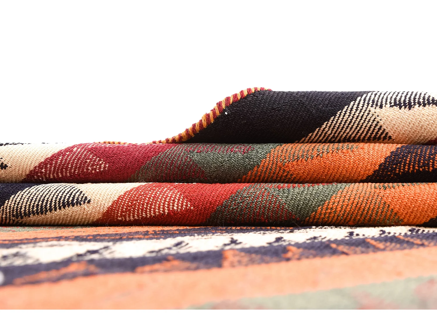 Tapis de laine 148x179 multicolore Jajim