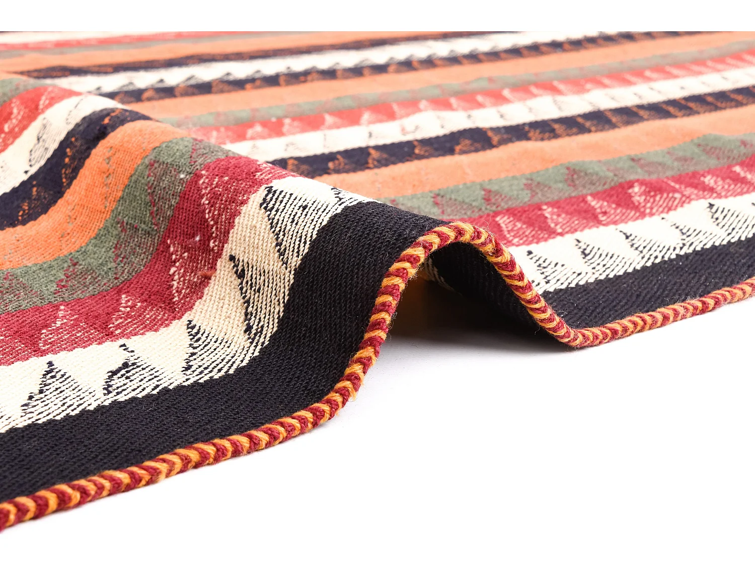 Tapis de laine 148x179 multicolore Jajim