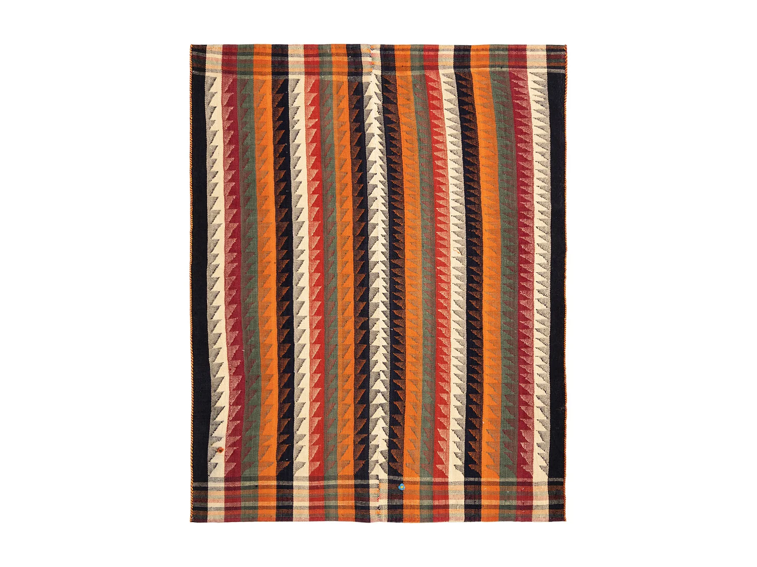 Tapis de laine 148x179 multicolore Jajim