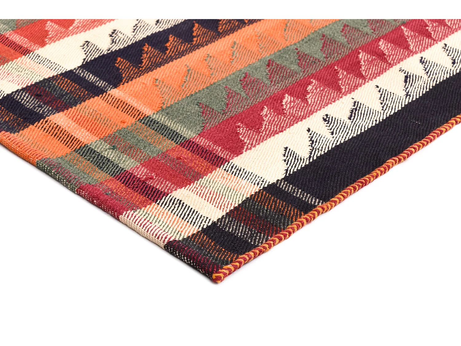 Tapis de laine 148x179 multicolore Jajim