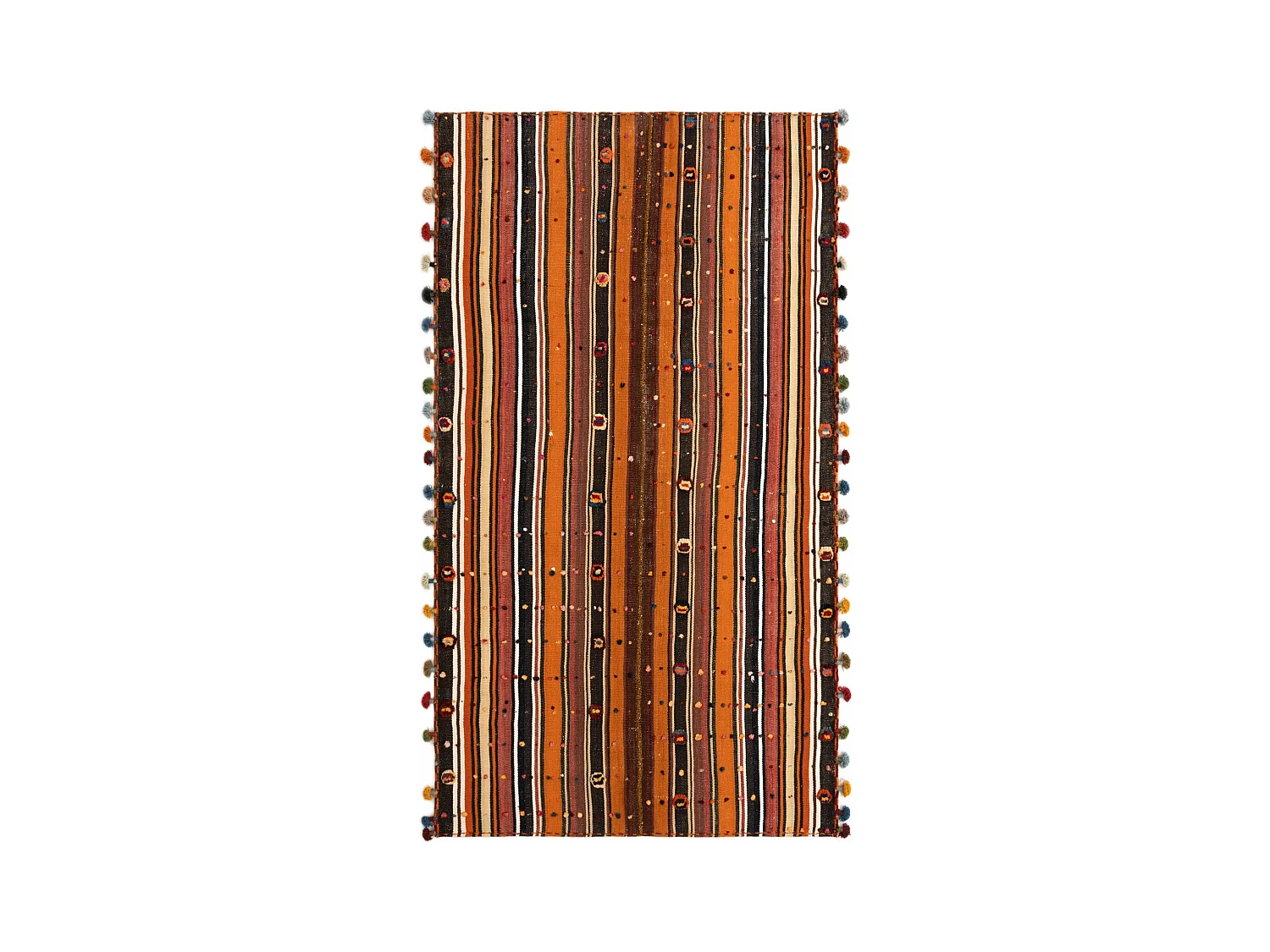 Tapis de laine 129x230 multicolore Jajim