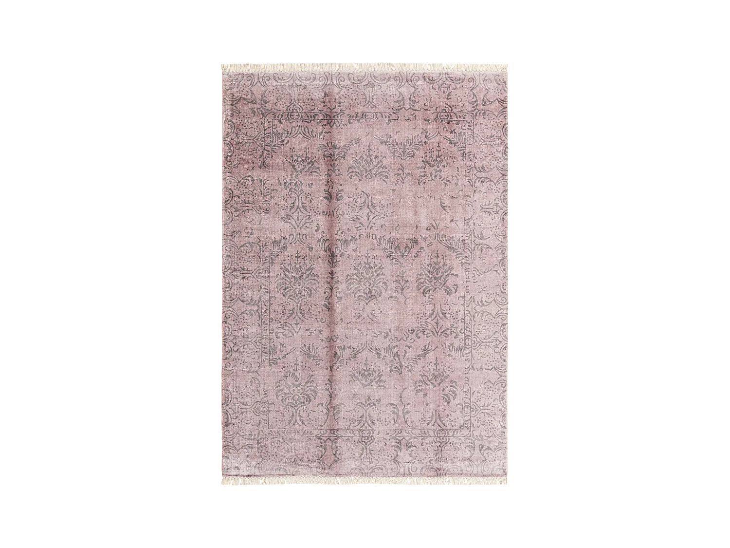 Tapis de laine 168x239 rose Darya