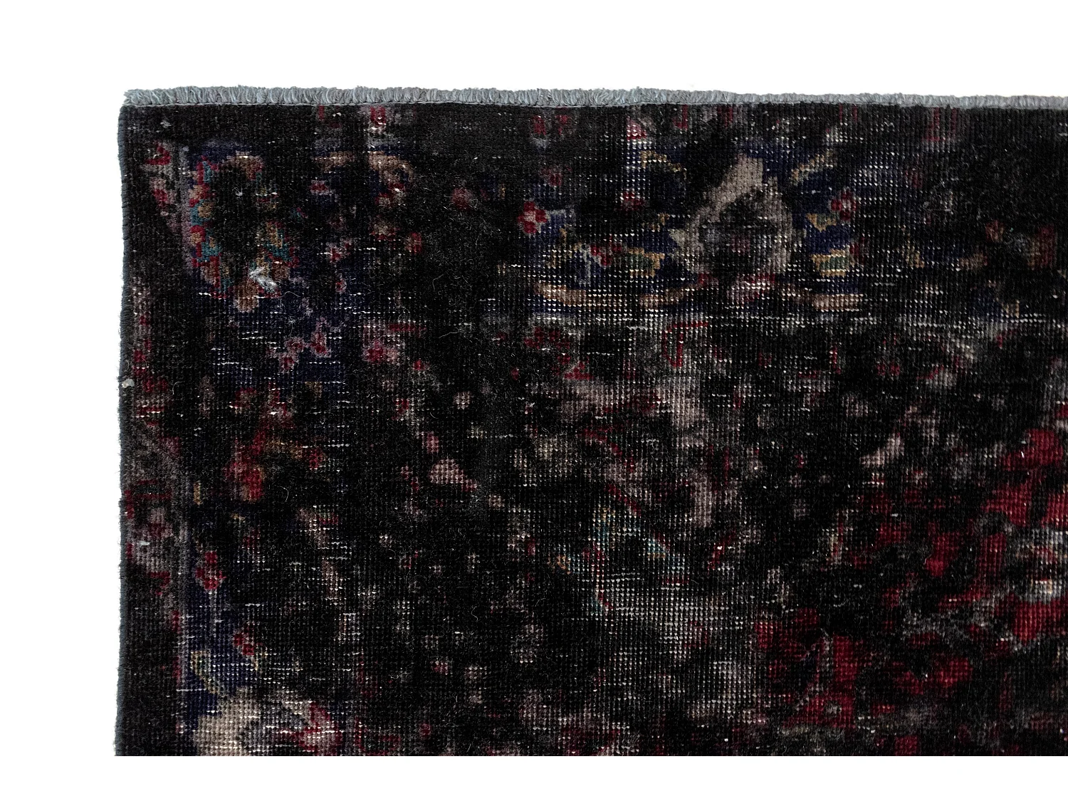 Tapis de laine 145x204 noir Vintage Royal