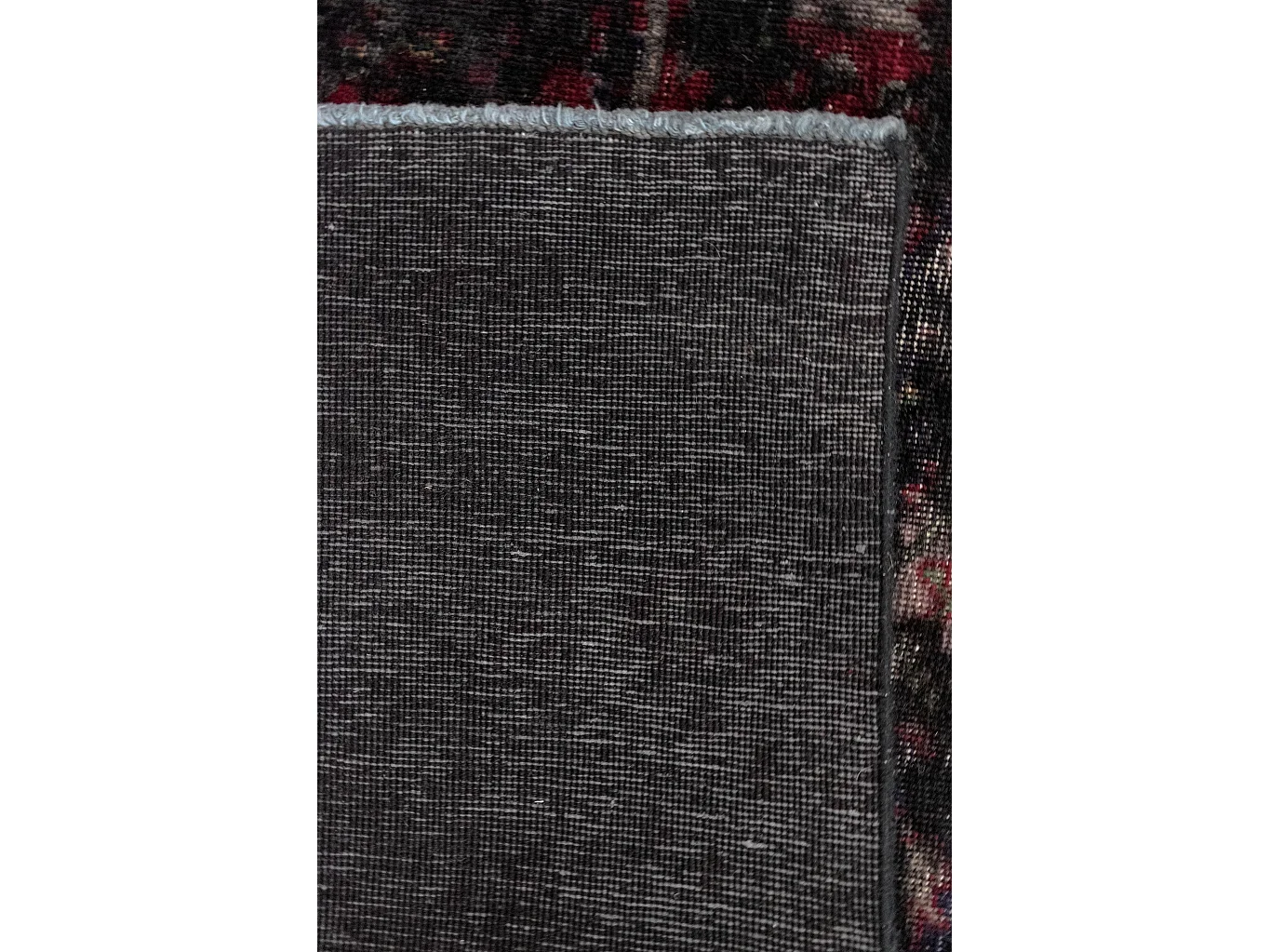 Tapis de laine 145x204 noir Vintage Royal