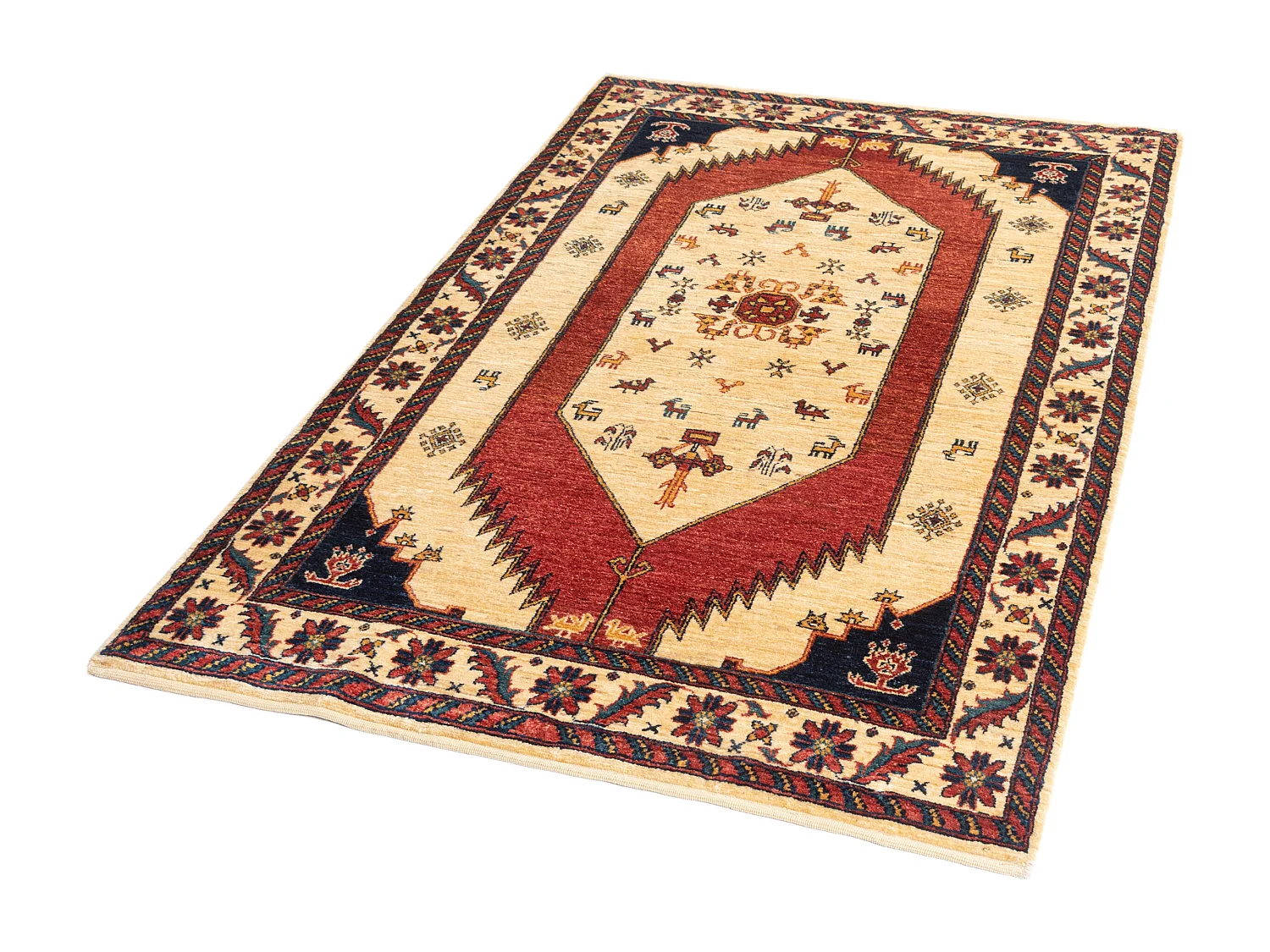 Woltapijt 165x105 Beige Kashkuli