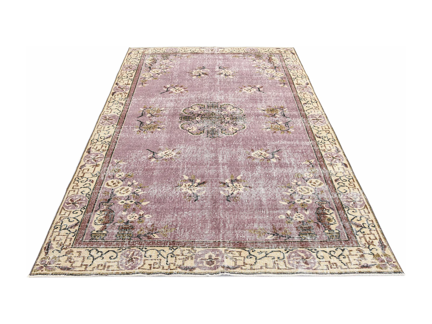 Tapis de laine 163x272 beige Ultra Vintage