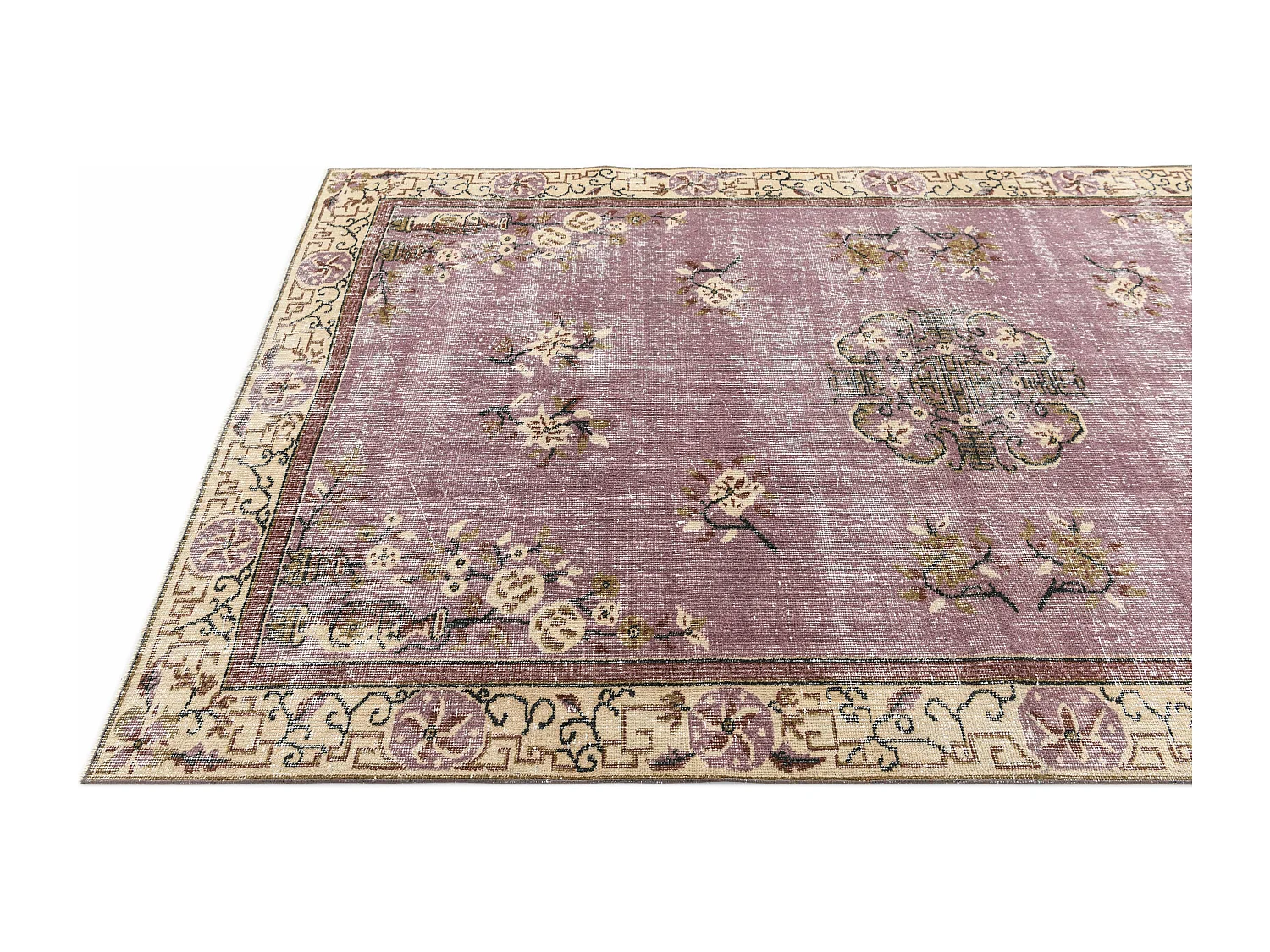 Tapis de laine 163x272 beige Ultra Vintage