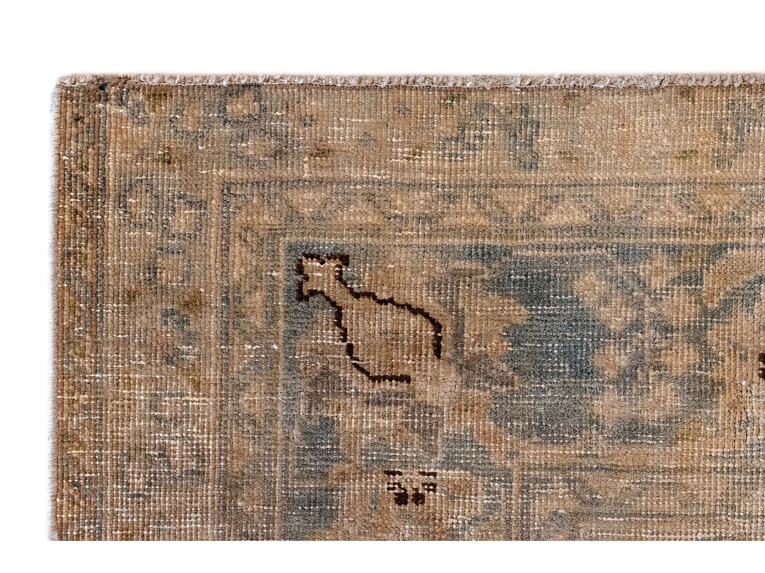 Tapis de laine 190x286 beige Vintage Royal