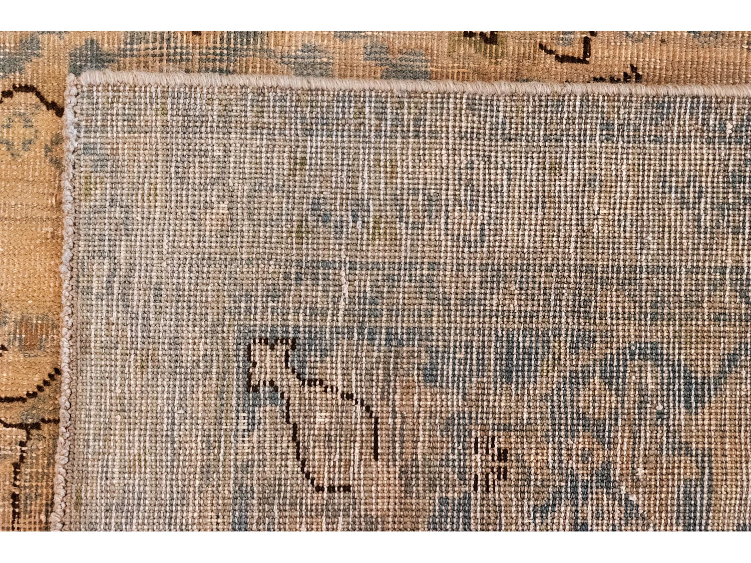 Tapis de laine 190x286 beige Vintage Royal