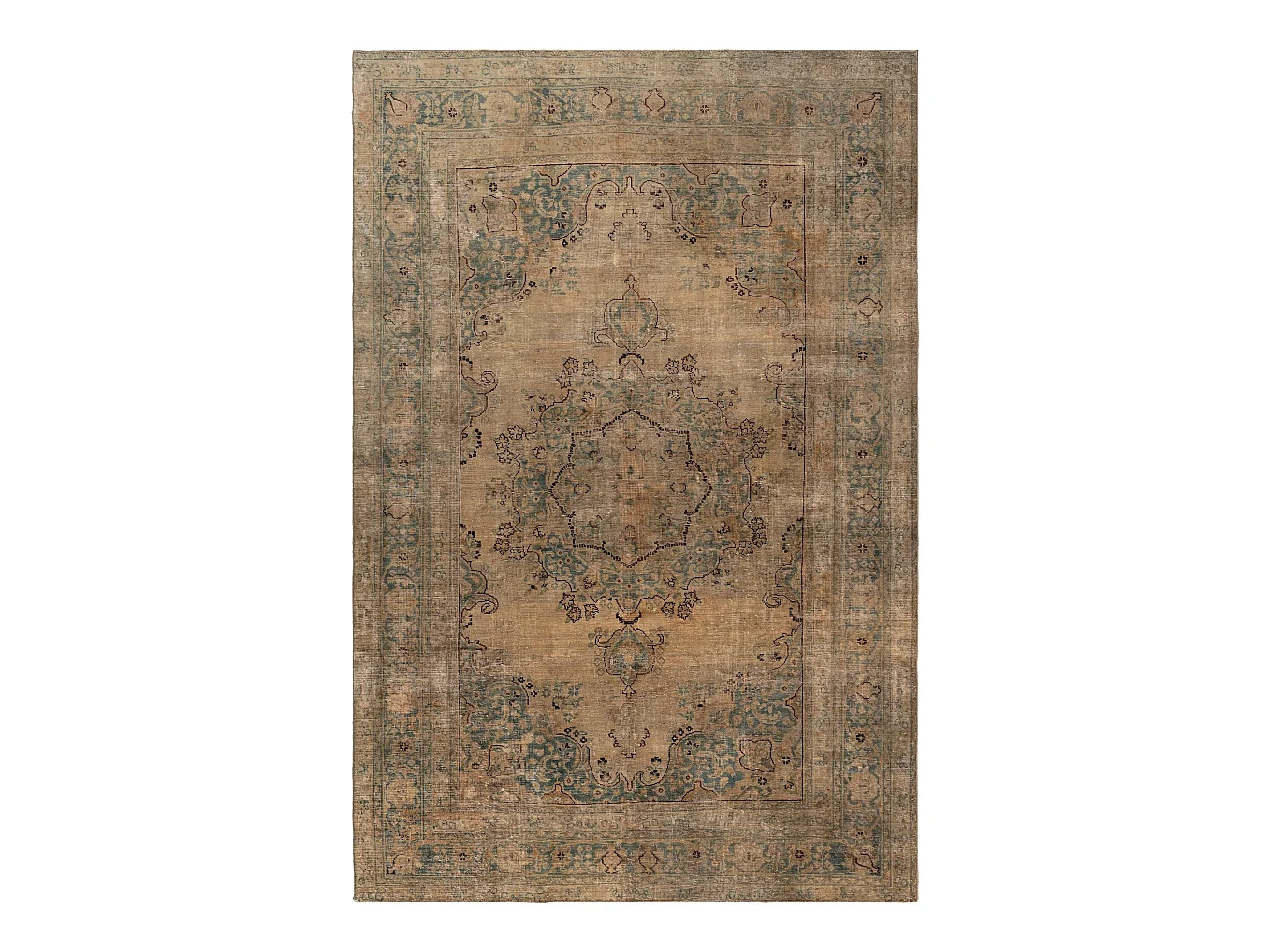 Tapis de laine 190x286 beige Vintage Royal