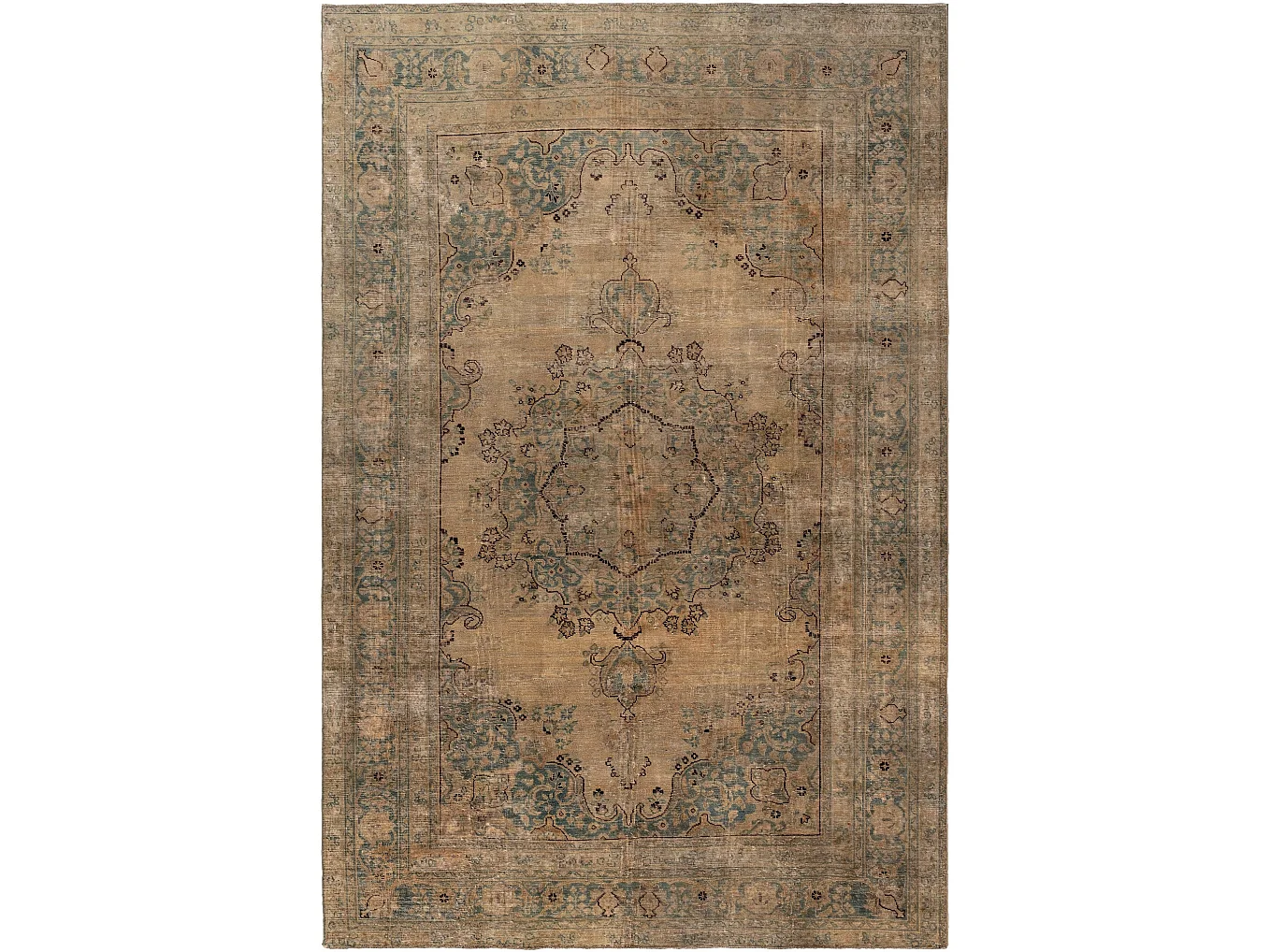 Tappeto in lana 190x286 beige Vintage Royal
