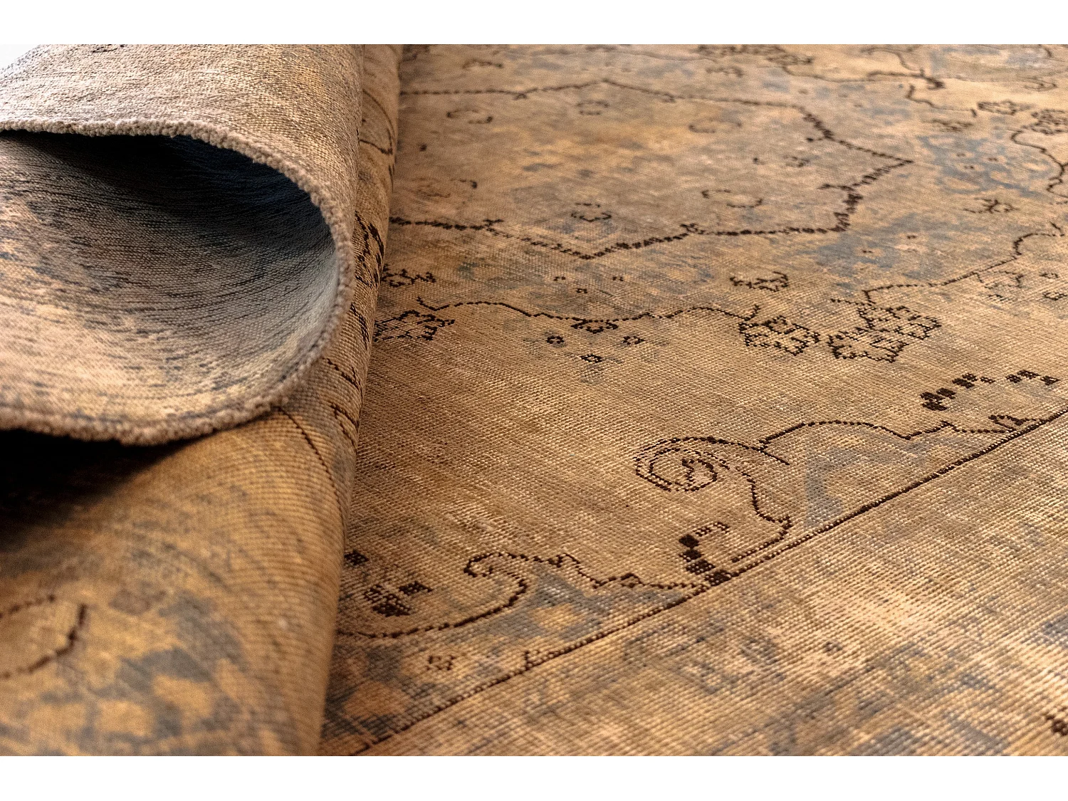 Tappeto in lana 190x286 beige Vintage Royal