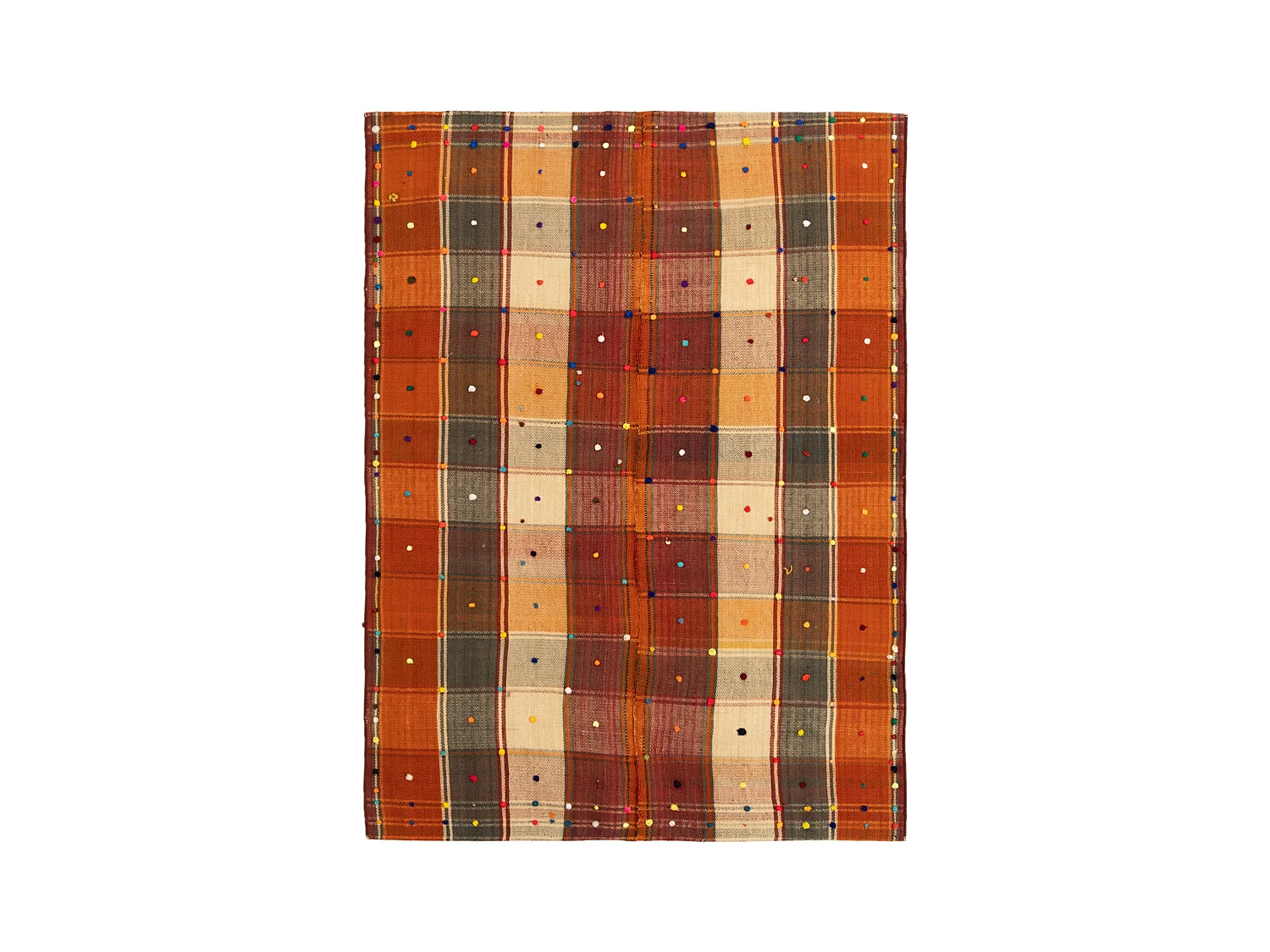 Tapis de laine 142x194 multicolore Jajim