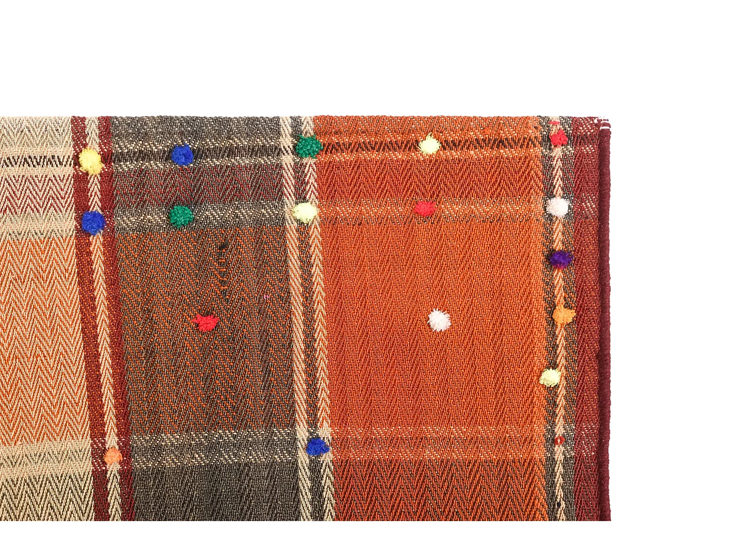 Tapis de laine 142x194 multicolore Jajim