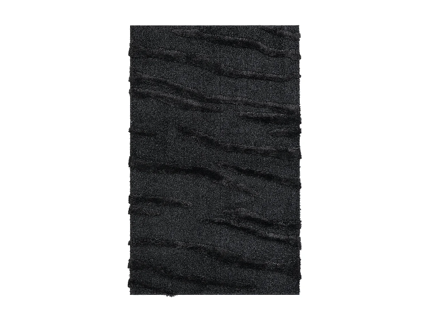 Tapis shaggy 240x305 noir Thun Tribus