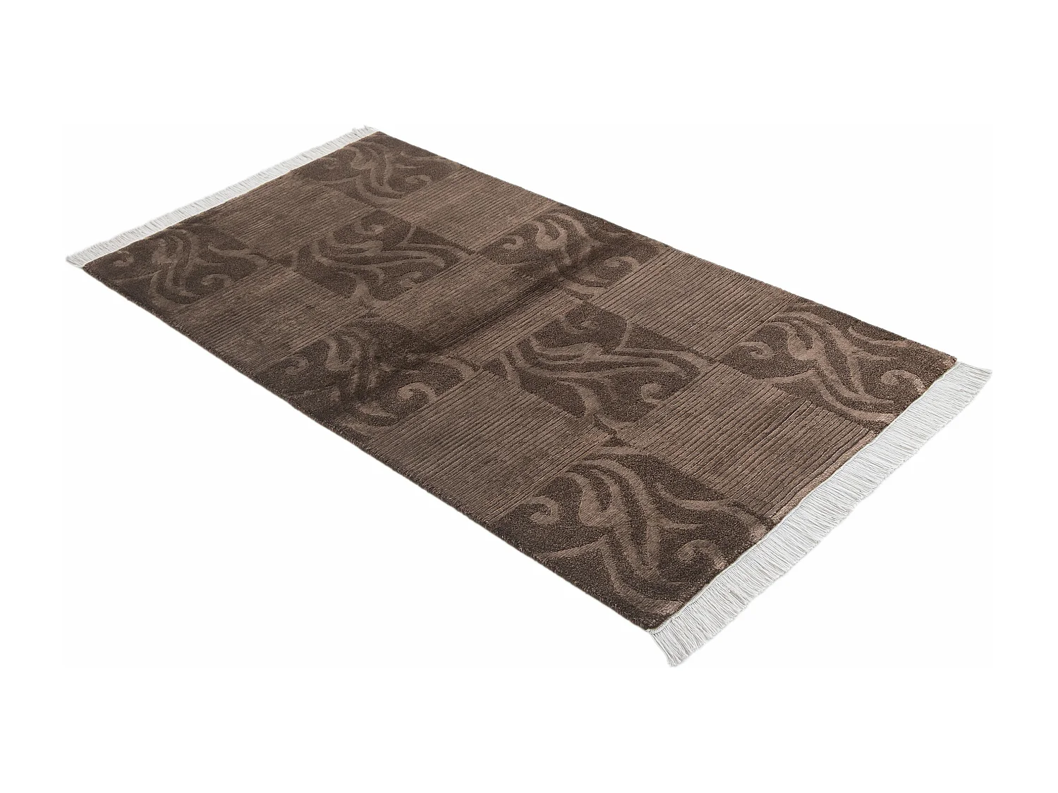 Wollteppich 79x150 Braun Darya