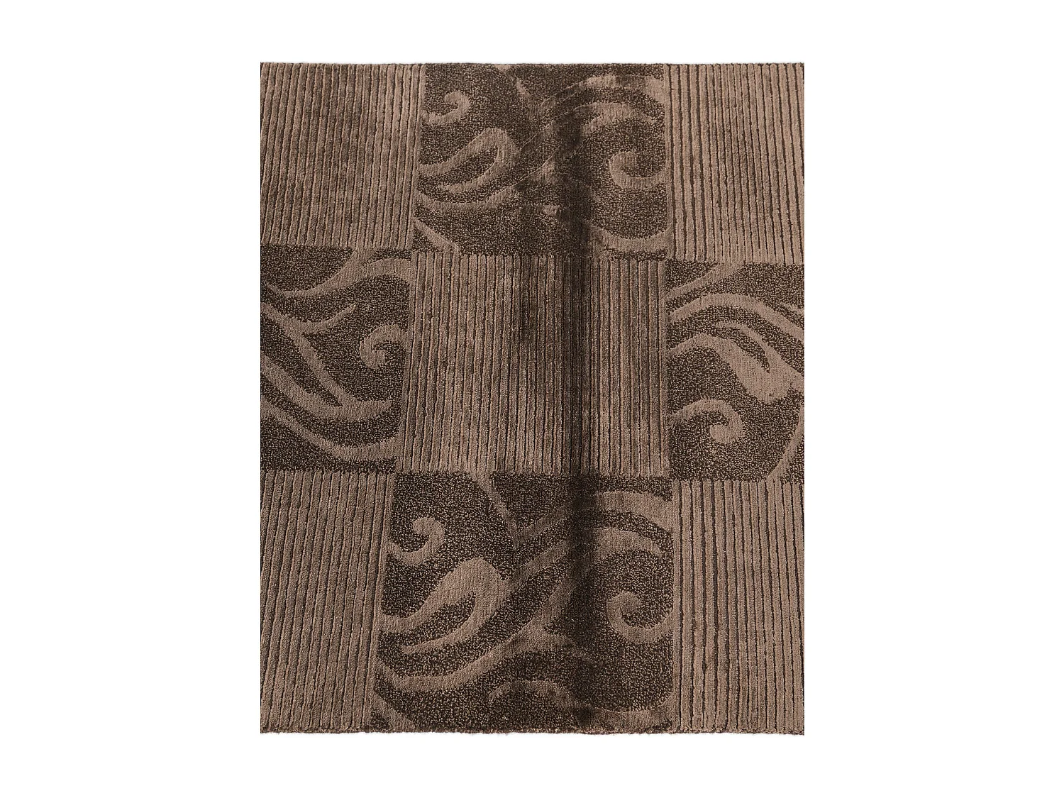 Wollteppich 79x150 Braun Darya