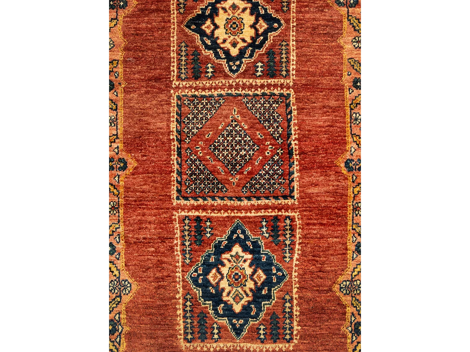 Tapis de laine 109x166 rouge Kashkuli