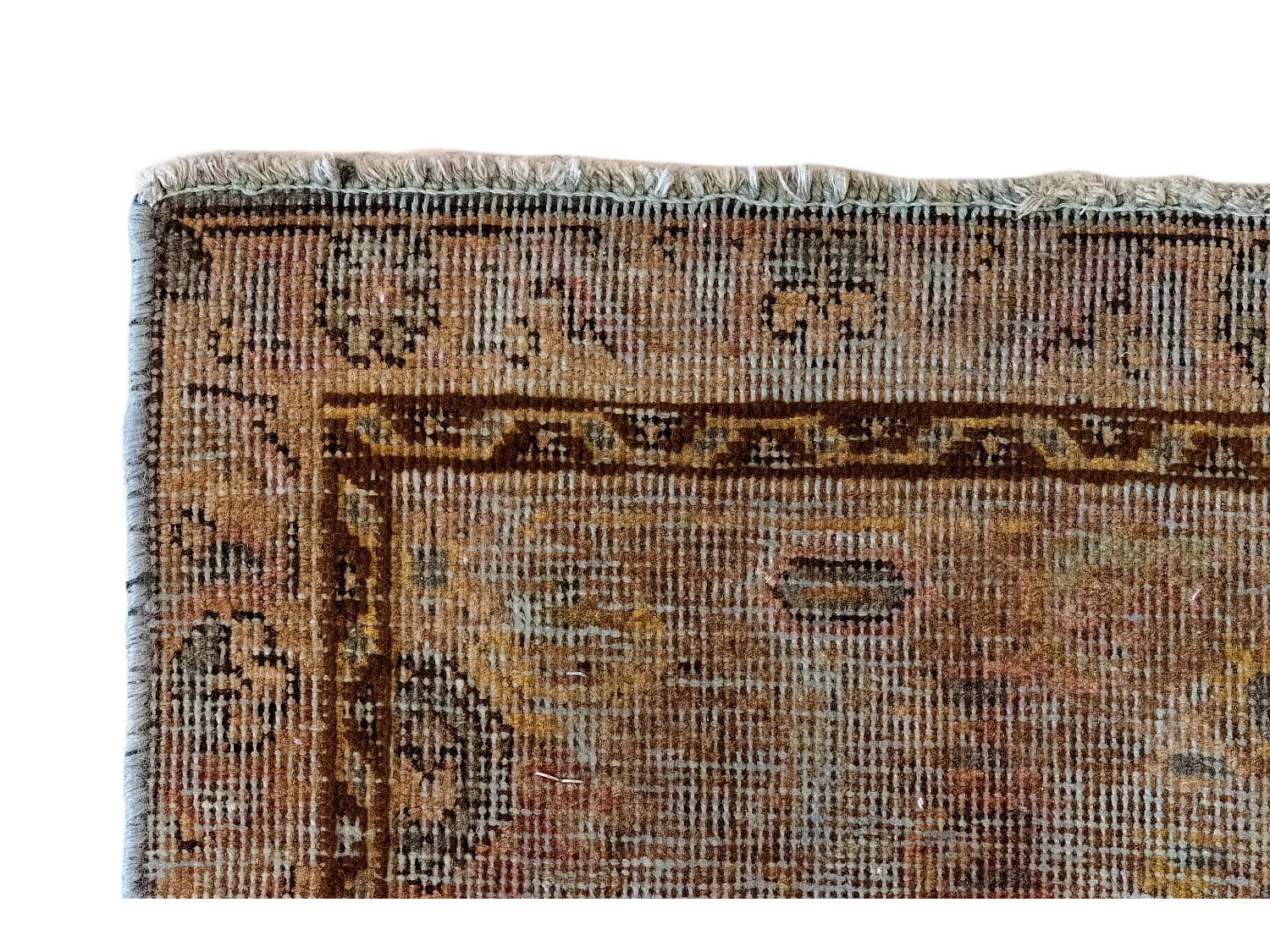 Tapis de laine 195x295 Bleu Vintage Royal