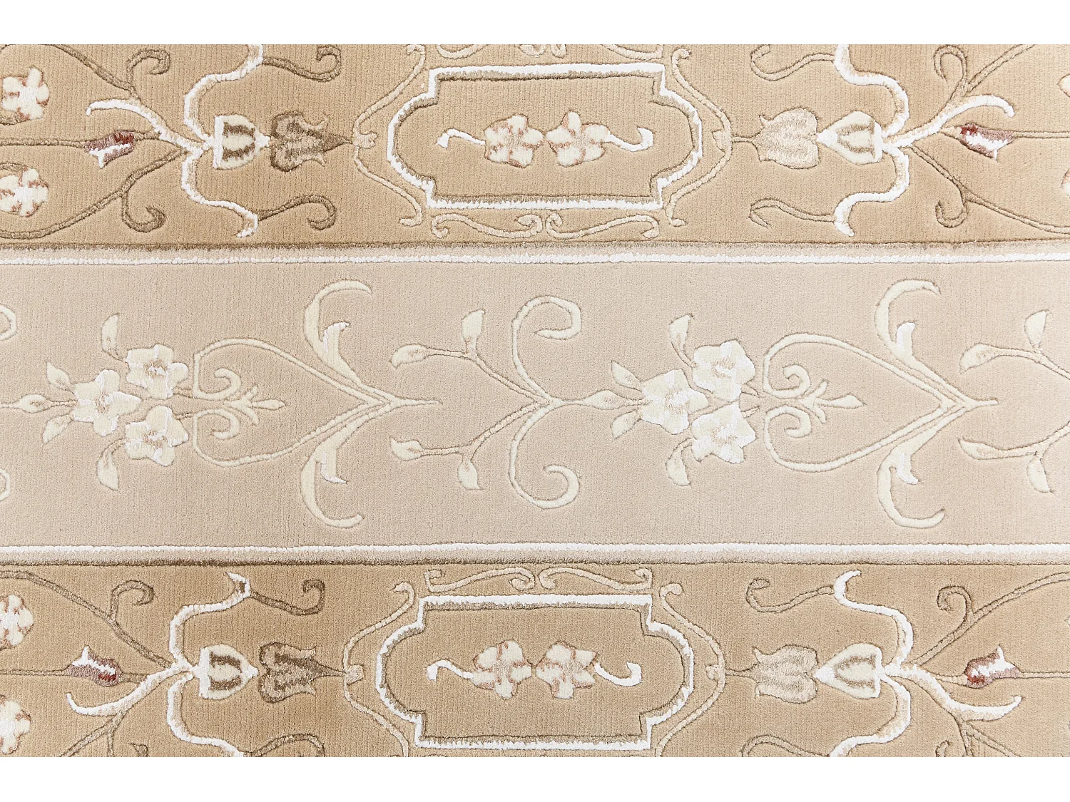 Tapis de couloir en laine 86x196 brun Darya