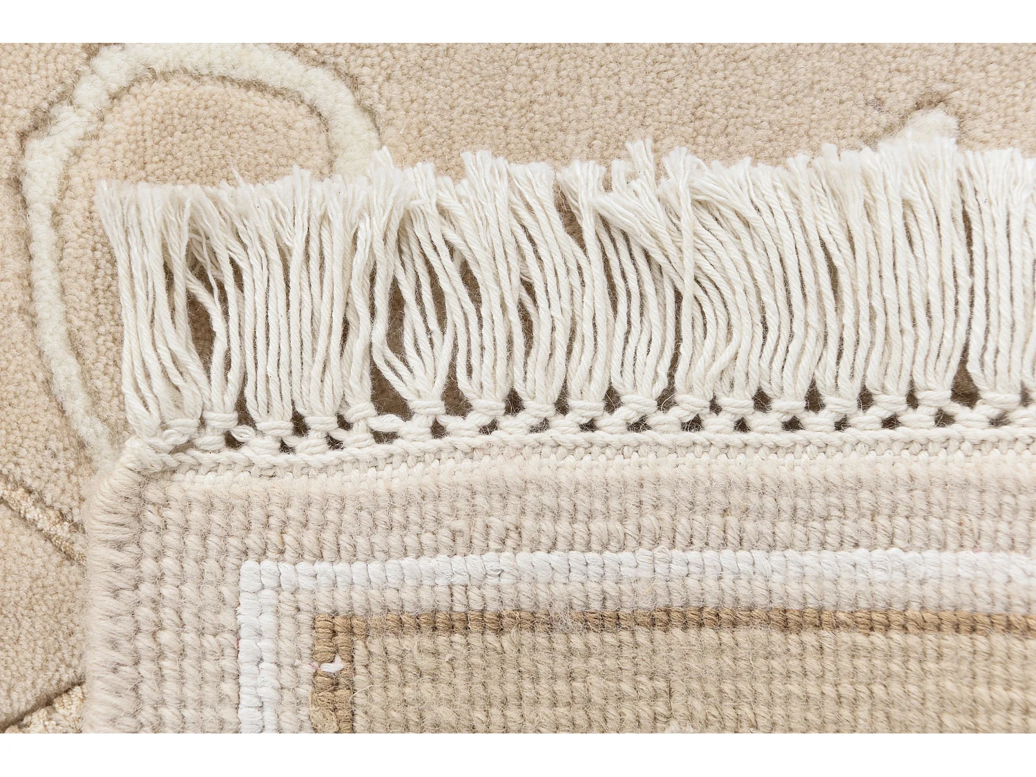 Tapis de couloir en laine 86x196 brun Darya