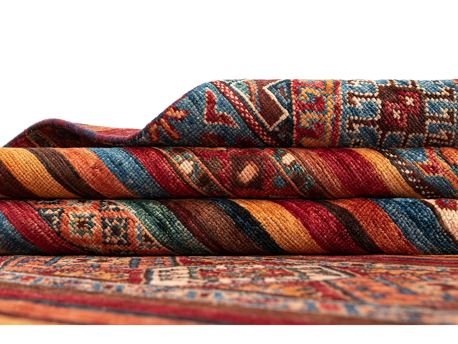 Tapis de laine 203x302 rouge Torkman